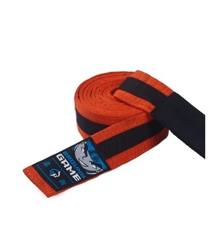 BJJ Kids Belt (Orange with black stripe)